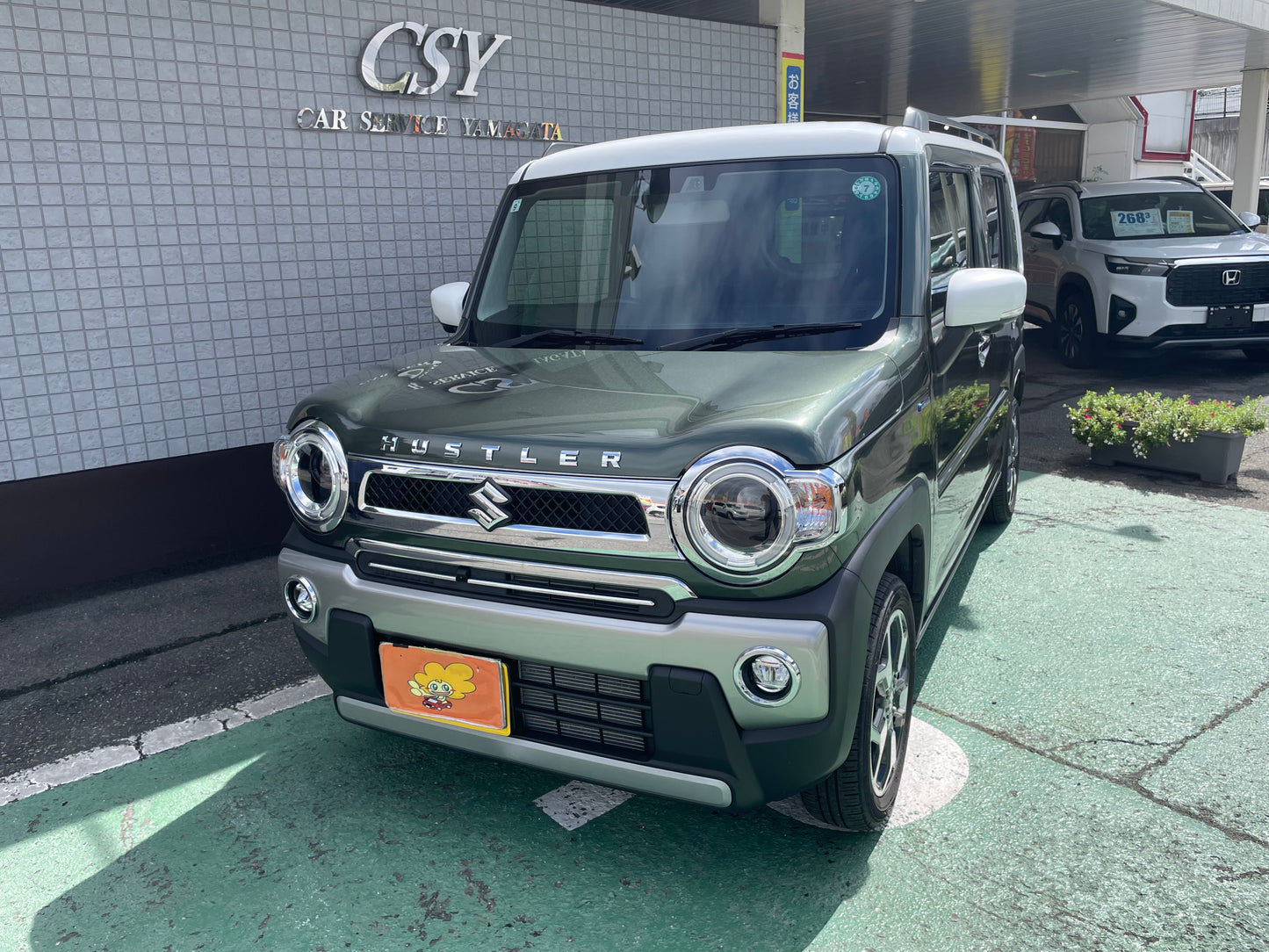 【LEDライト・シートヒーター・ハイブリッドカー】ハスラー/グリーン MR52S-138938