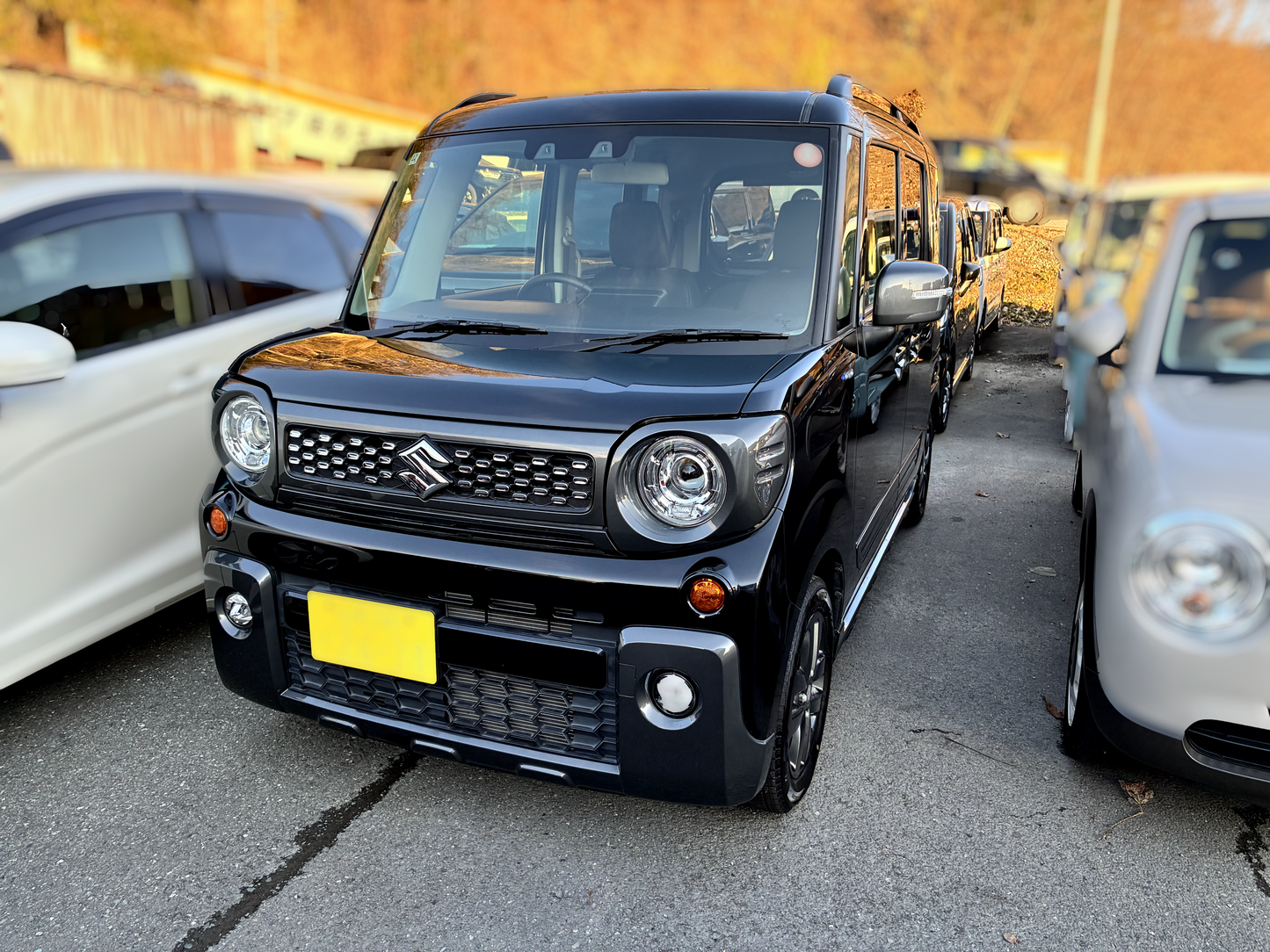 【令和9年12月まで可能/４WD】スペーシアギアHV　/ブラック　MK53S-487962