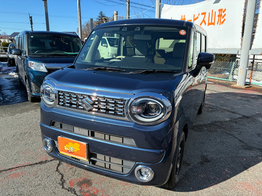 【令和9年11月まで利用可能・4WD】ワゴンRスマイルHV/ネイビーMX91S-152731